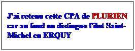 Zone de Texte: J'ai retenu cette CPA de PLURIEN car au fond on distingue l'lot Saint-Michel en ERQUY
